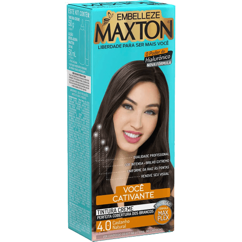 TINTURA MAXTON 4.0 CASTANHO NATURAL (04415)