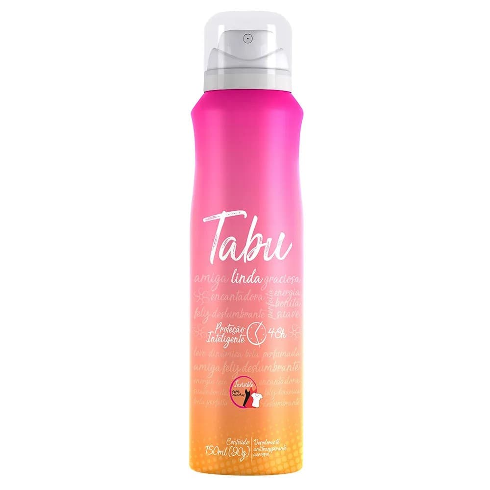 ANTITRANSPIRANTE AEROSSOL TABU LINDA 150ML (D)