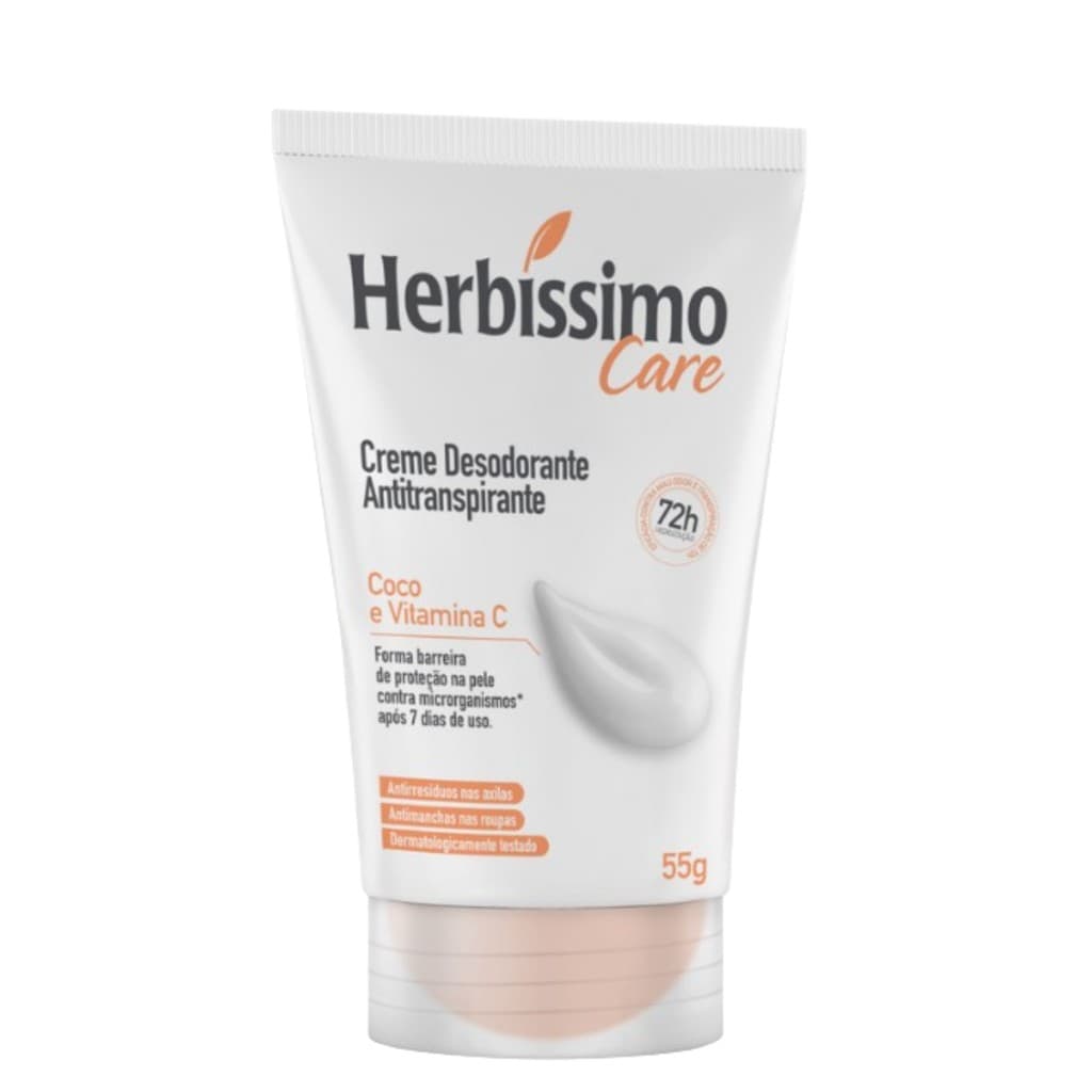 ANTITRANSPIRANTE BISNAGA HERSSIMO CARE COCO 55G (D)