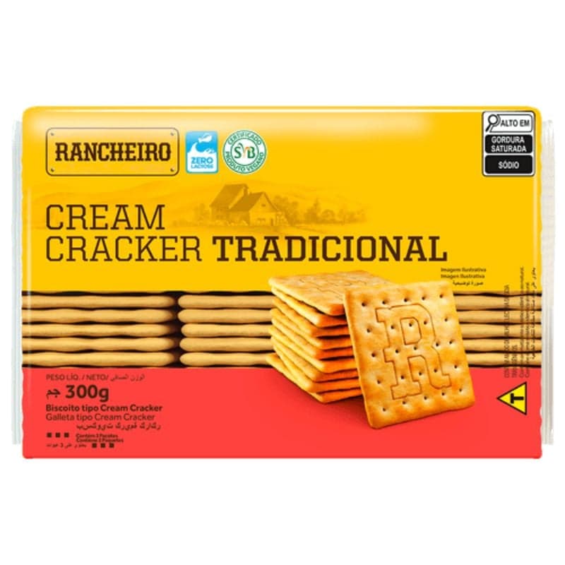 CREAM CRACKER RANCHEIRO 20X300G (D)
