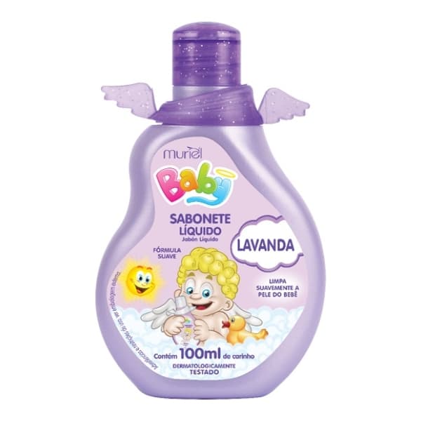 SABONETE LIQ BABY MURIEL LAVANDA 100ML  (SLB.LAV)  (D)