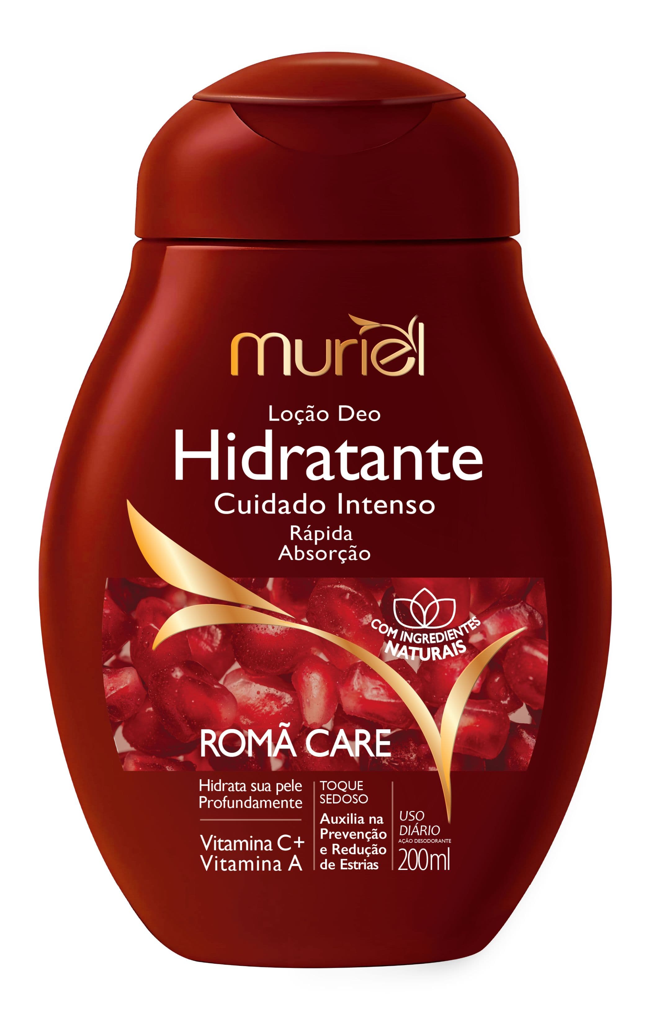 LOCAO HIDRATANTE CORPORAL MURIEL ROMA CARE ACAO DES 200ML (N) (LHD.ROM)