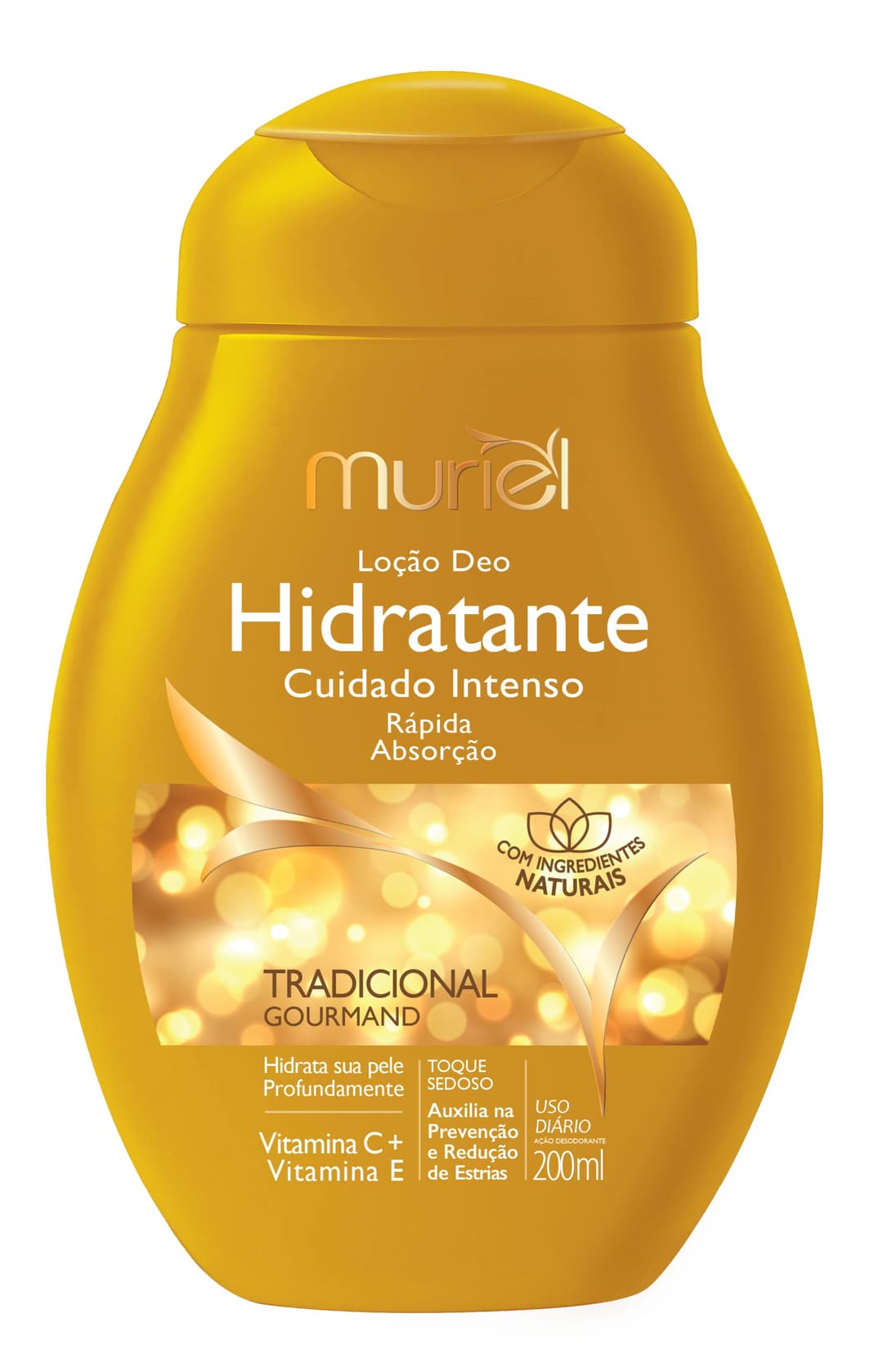 LOCAO HIDRATANTE CORPORAL MURIEL TRADICIONAL ACAO DES 200ML (N) (LHD.MUR)