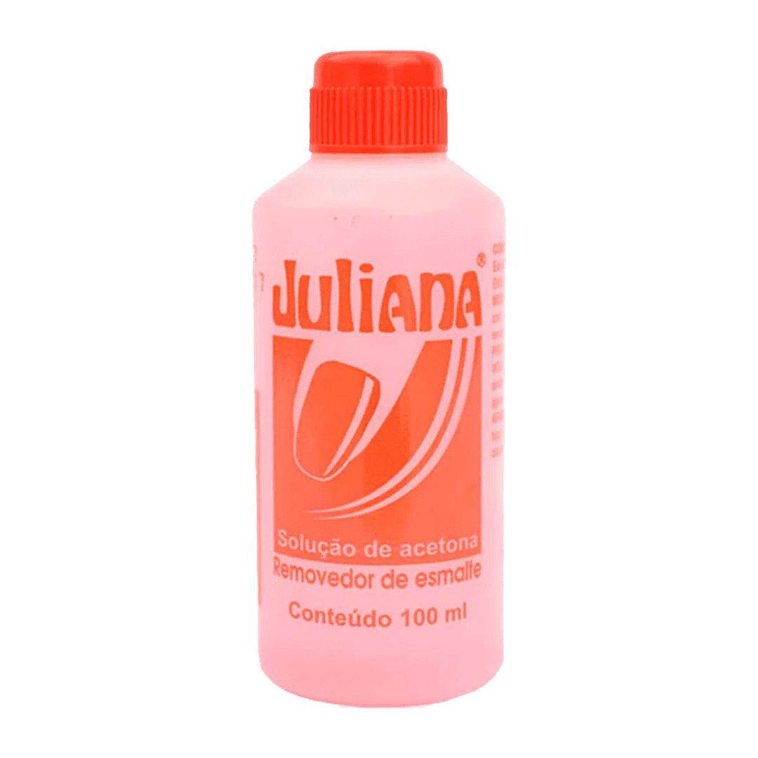 REMOVEDOR DE ESMALTE A BASE DE ACETONA JULIANA 100ML