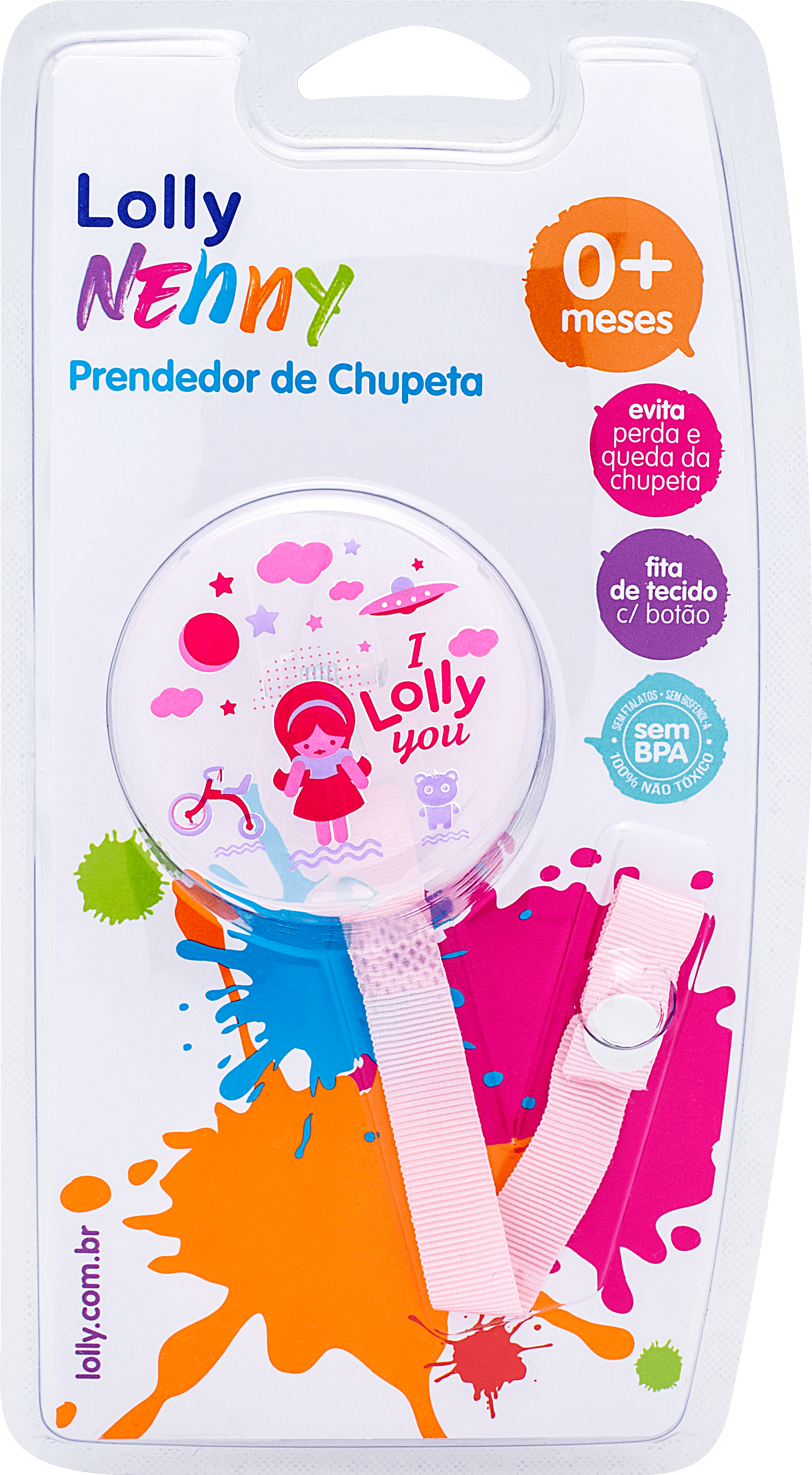 PRENDEDOR CH ZOO ROSA 7073-01-RS 