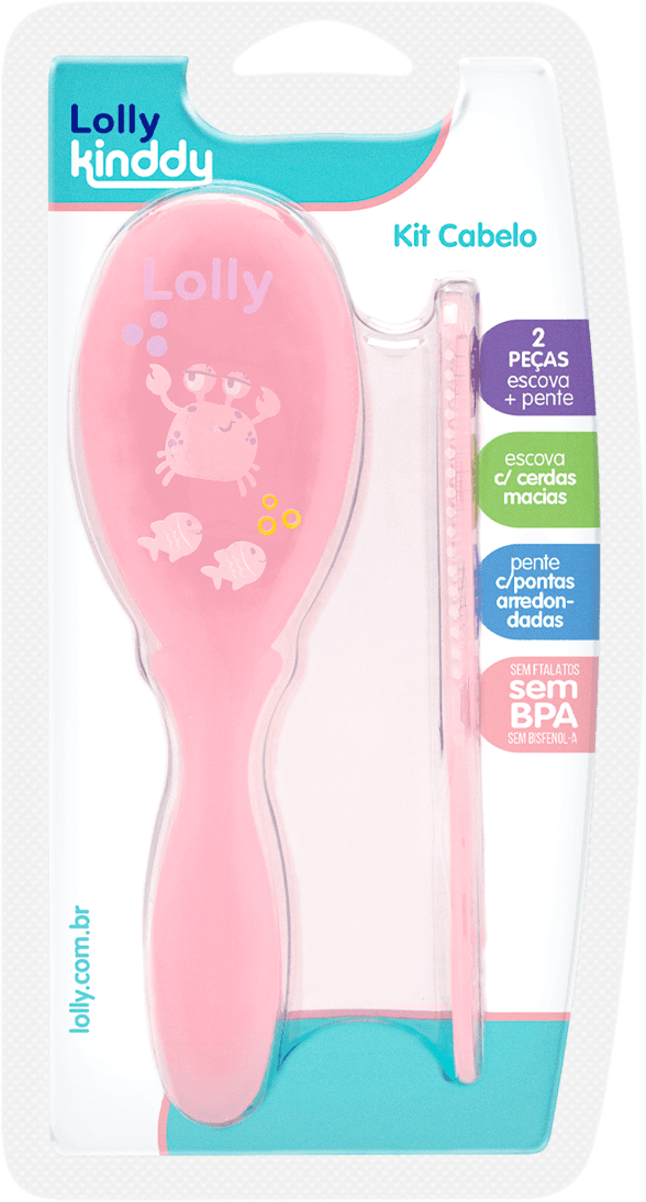 KIT CABELO OCEANO ROSA 7054-01-F 