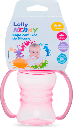 COPO CLEAN C/BICO SIL 150ML ROSA 7109-00-RS 