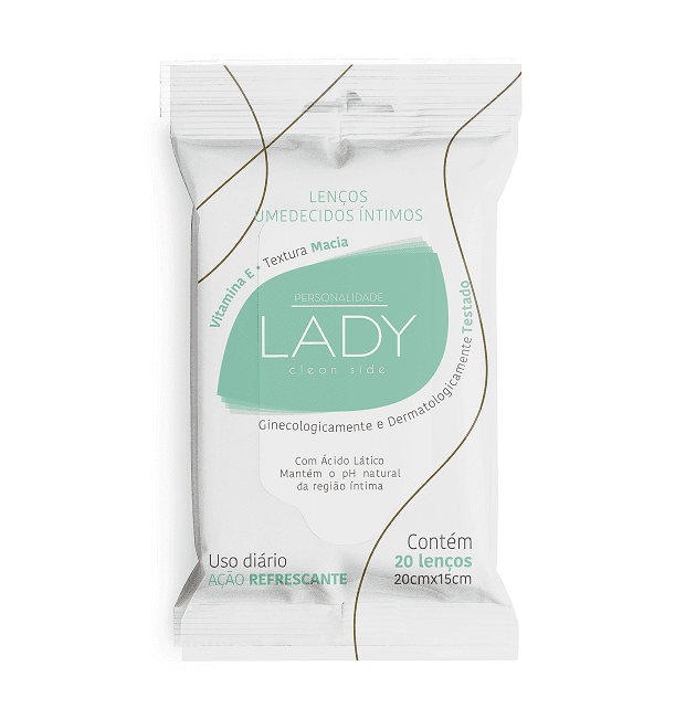 LENCOS INTIMOS PERSONALIDADE LADY CLEAN SIDE 20UN (001755)