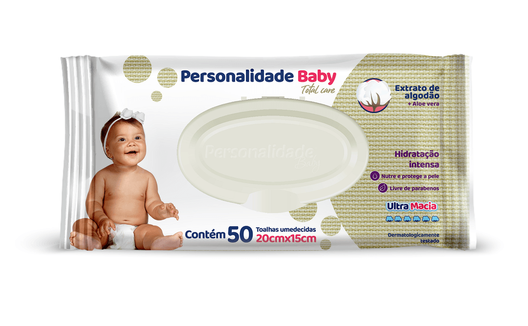 TOALHAS UMD INF PERSONALIDADE TOTAL CARE 50UN (001597)