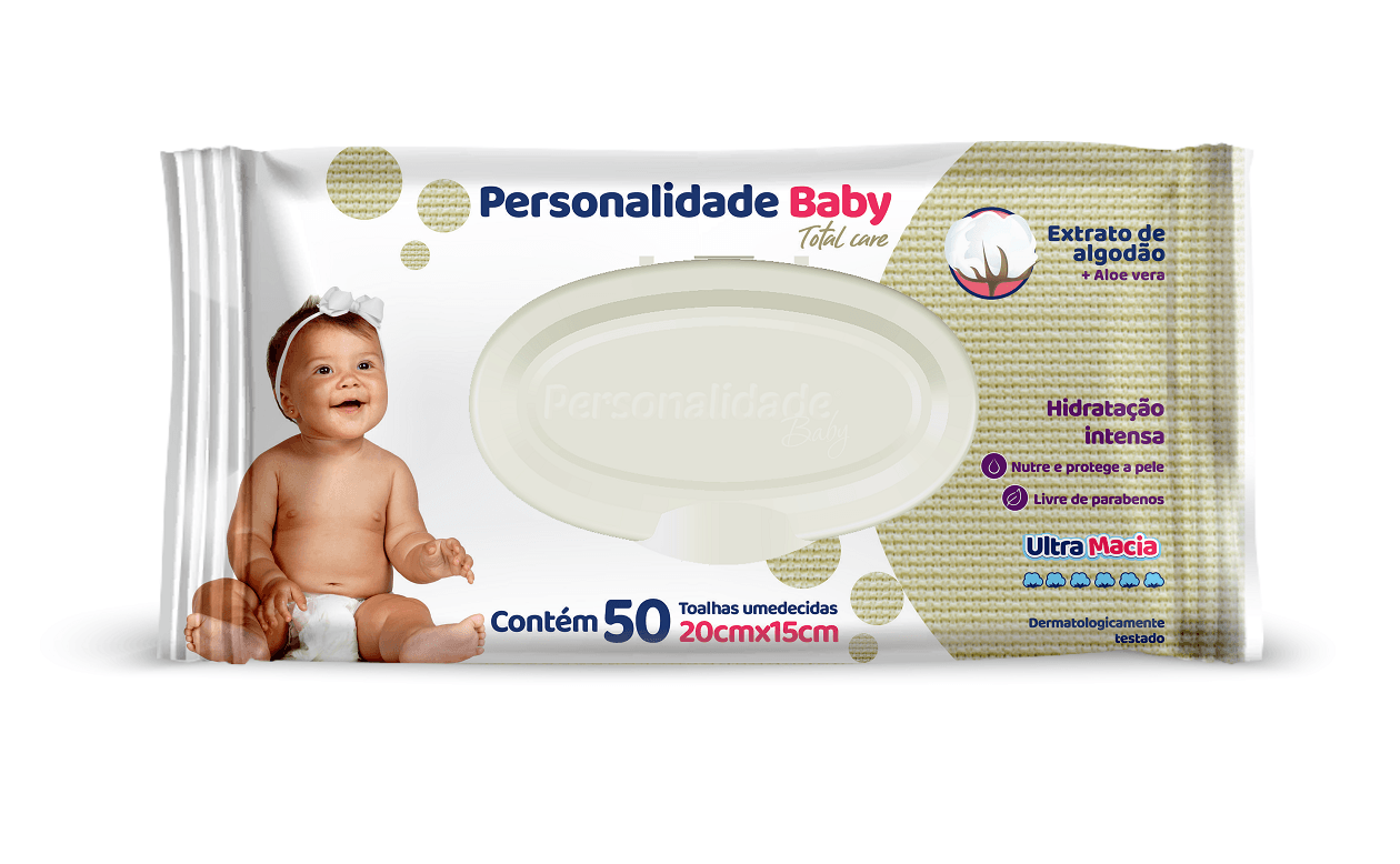 TOALHAS UMD INF PERSONALIDADE TOTAL CARE 50UN (001597)