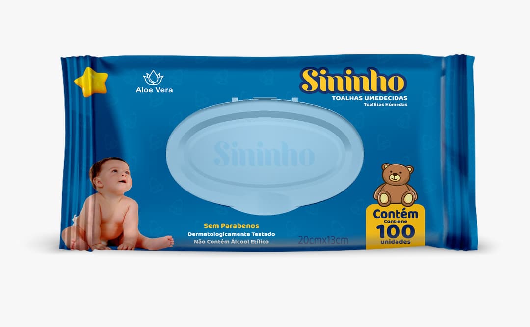 TOALHA UMED SININHO 100UN (001977)