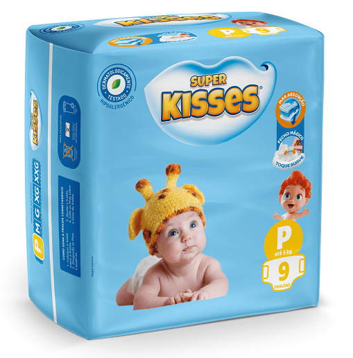 FRALDA INF SUPER KISSES REGULAR P 24X9