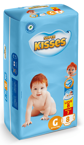 FRALDA INF SUPER KISSES REGULAR G 24X7