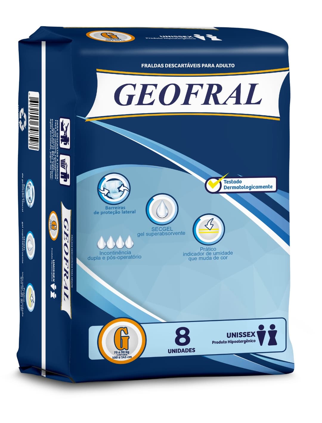 FRALDA GER GEOFRAL ADULTO G 9X8
