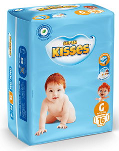 FRALDA INF SUPER KISSES JUMBINHO G 12X16