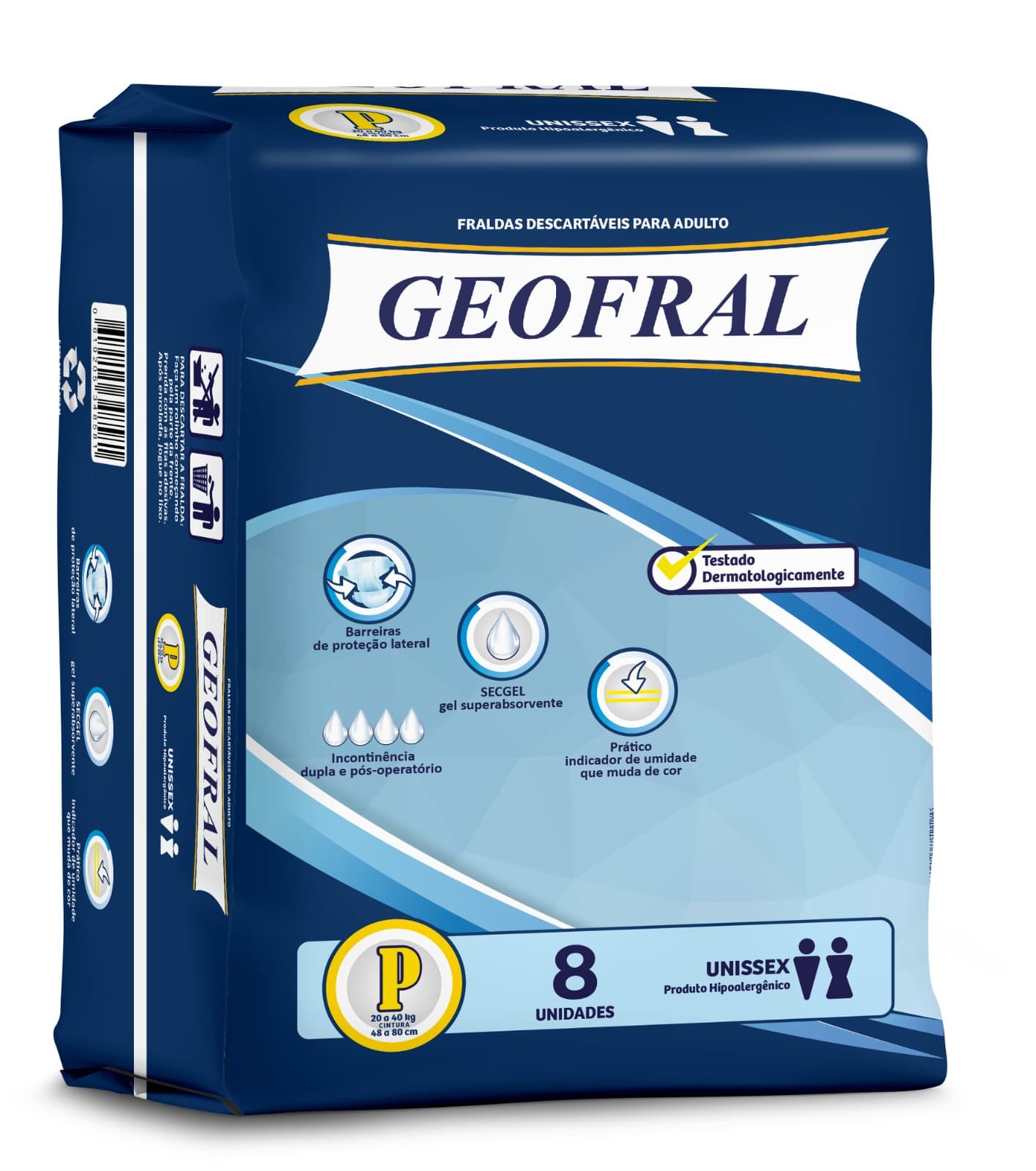 FRALDA GER GEOFRAL ADULTO P 9X8