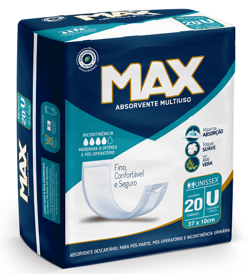 ABSORVENTE GER KISSES MAX ABSORVENTE 12X20
