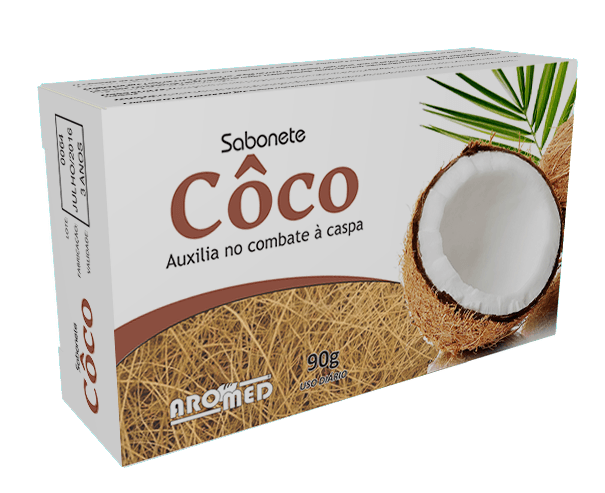 SABONETE AROMED COCO ANTI CASPAS 90GR