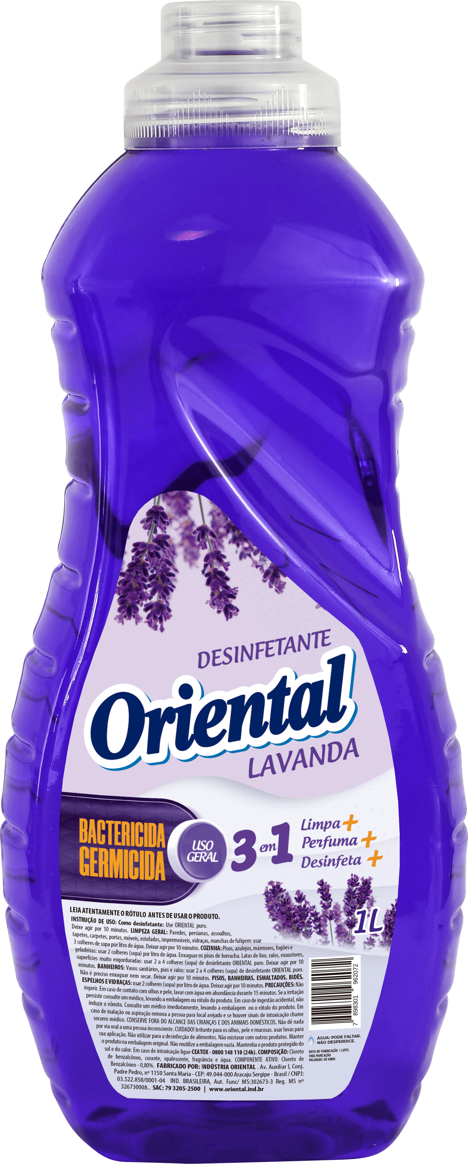DESINF LAVANDA ORIENTAL 12X1L