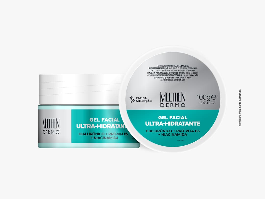 GEL FACIAL ULTRA-HIDRATANTE HIALURONICO PRO-VITA B5 NIACIN MELTHEN (D)