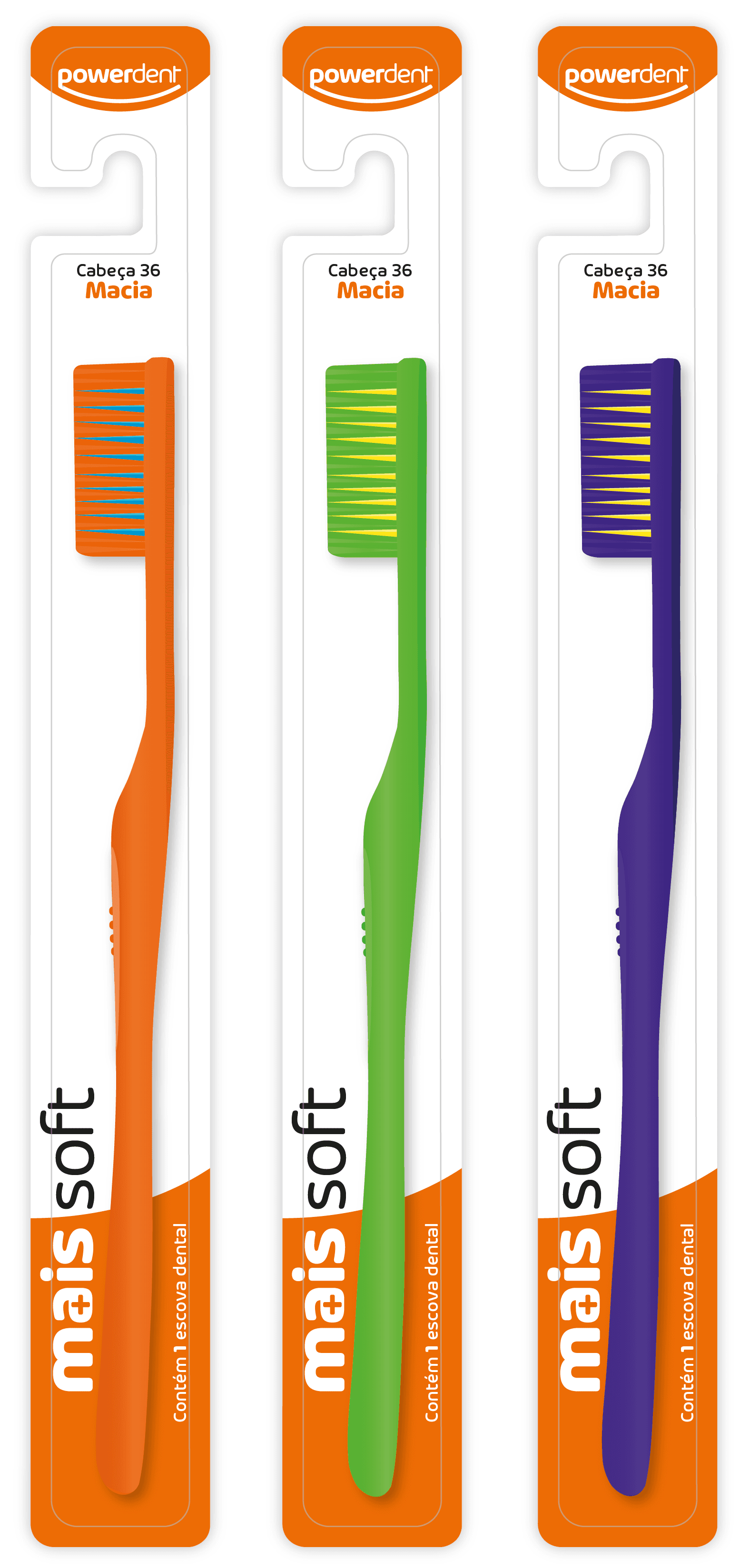 ESCOVA DE DENTES MAIS SOFT POWER DENT