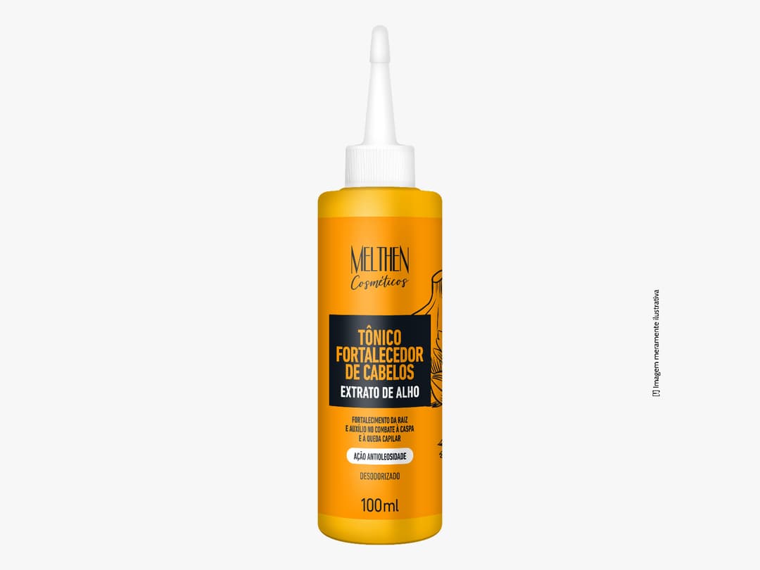 TONICO FORT.DE CABELOS C/EXT.DE ALHO 100 ML MELTHEN