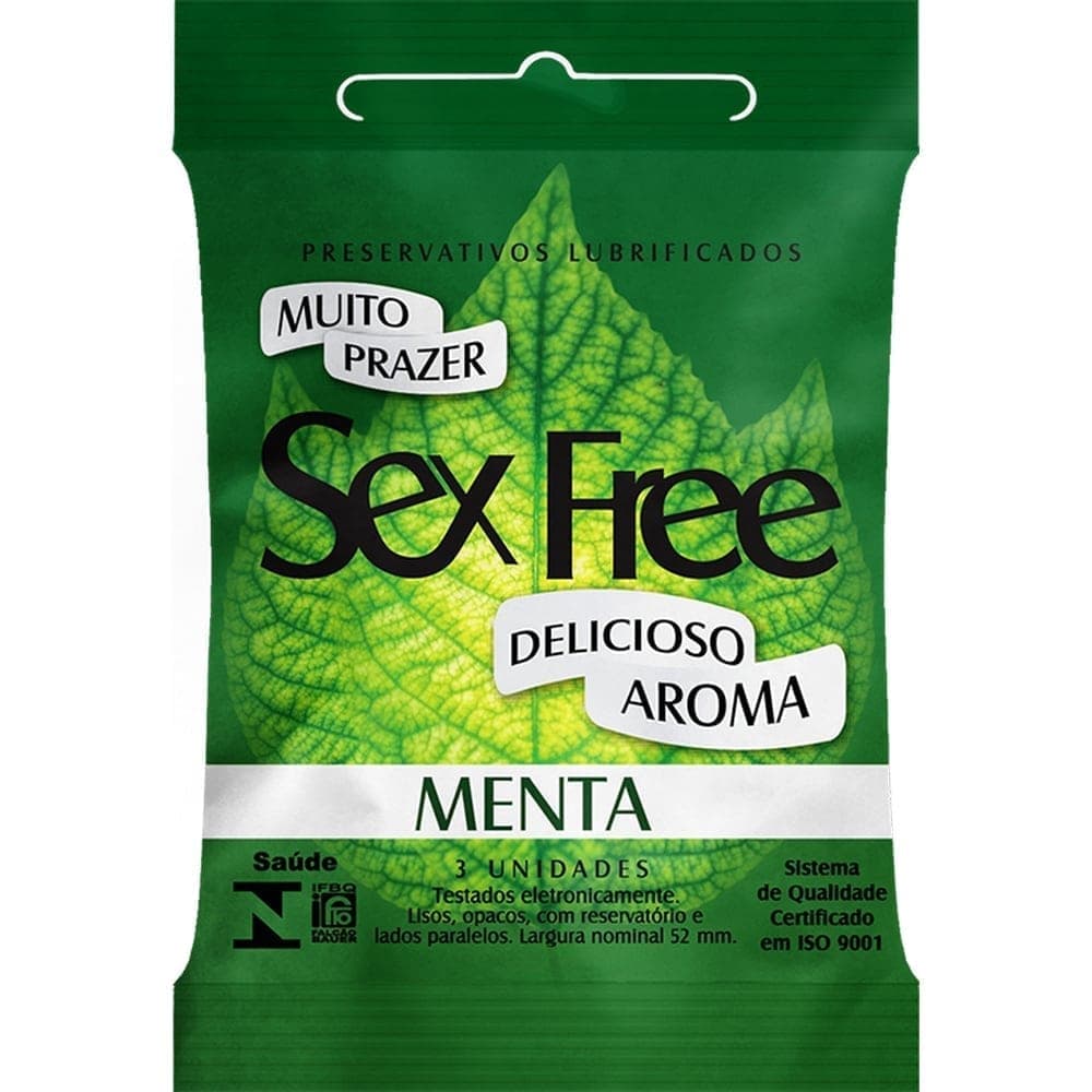 PRESERVATIVO SEX FREE MENTA