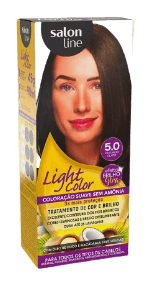 TINTURA LIGHT COLOR PROF 5.0 CASTANHO CLARO (08257)